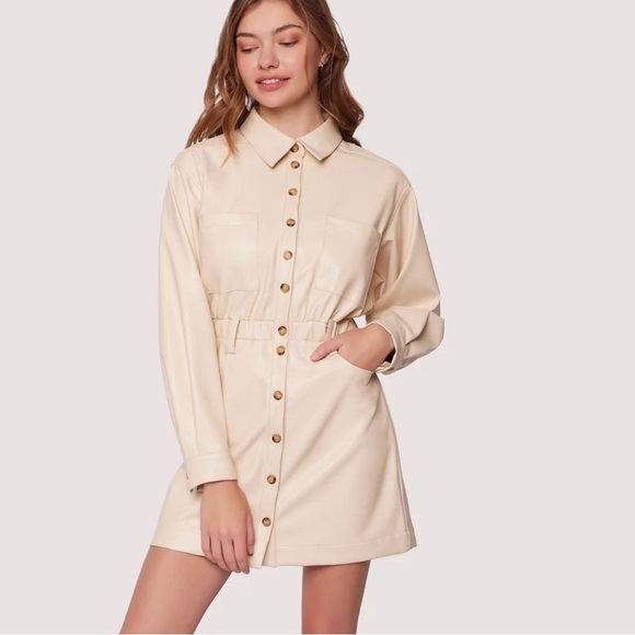Lost + Wander Brunch Affair Shirt Dress Size XS - Picture 2 of 9